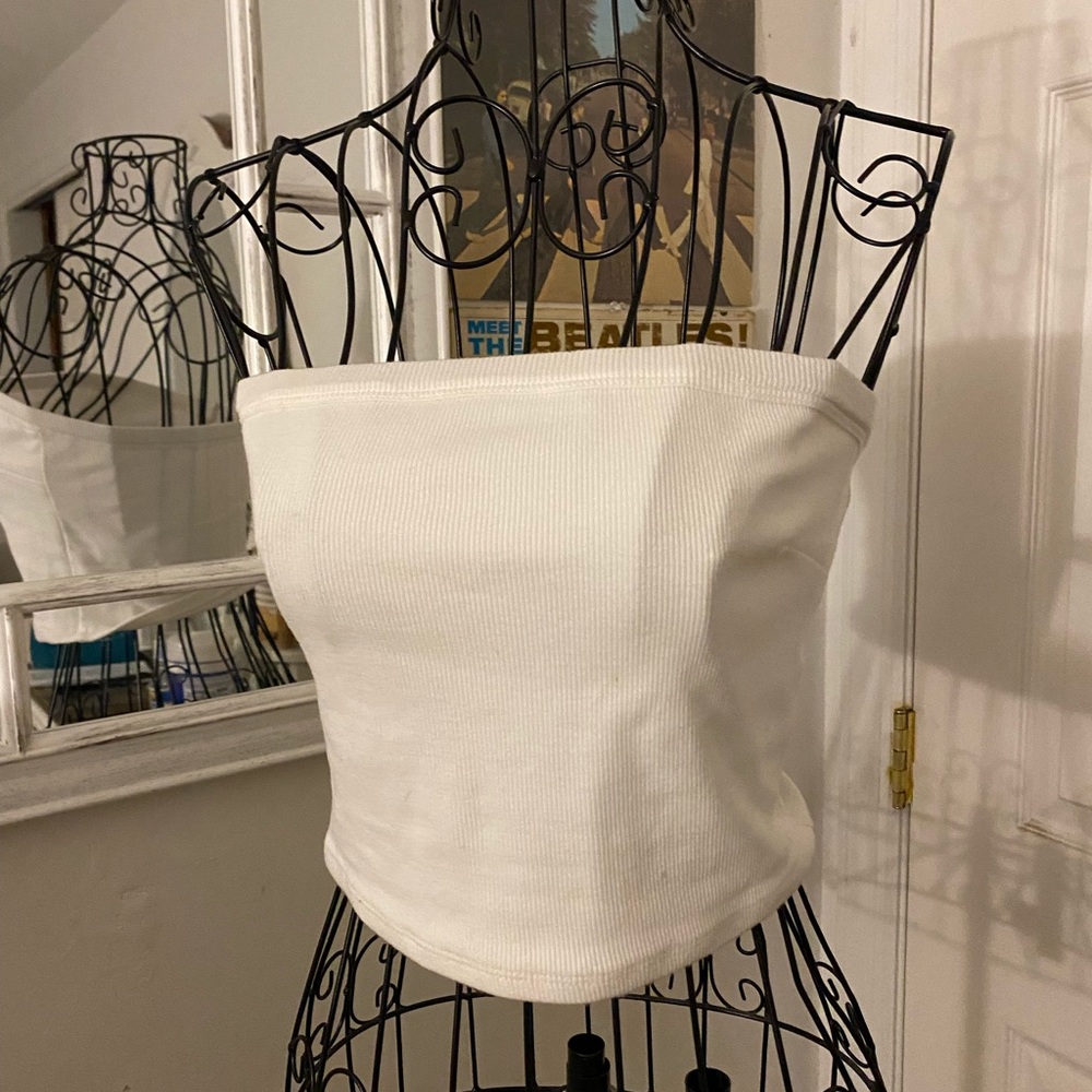 White tube top